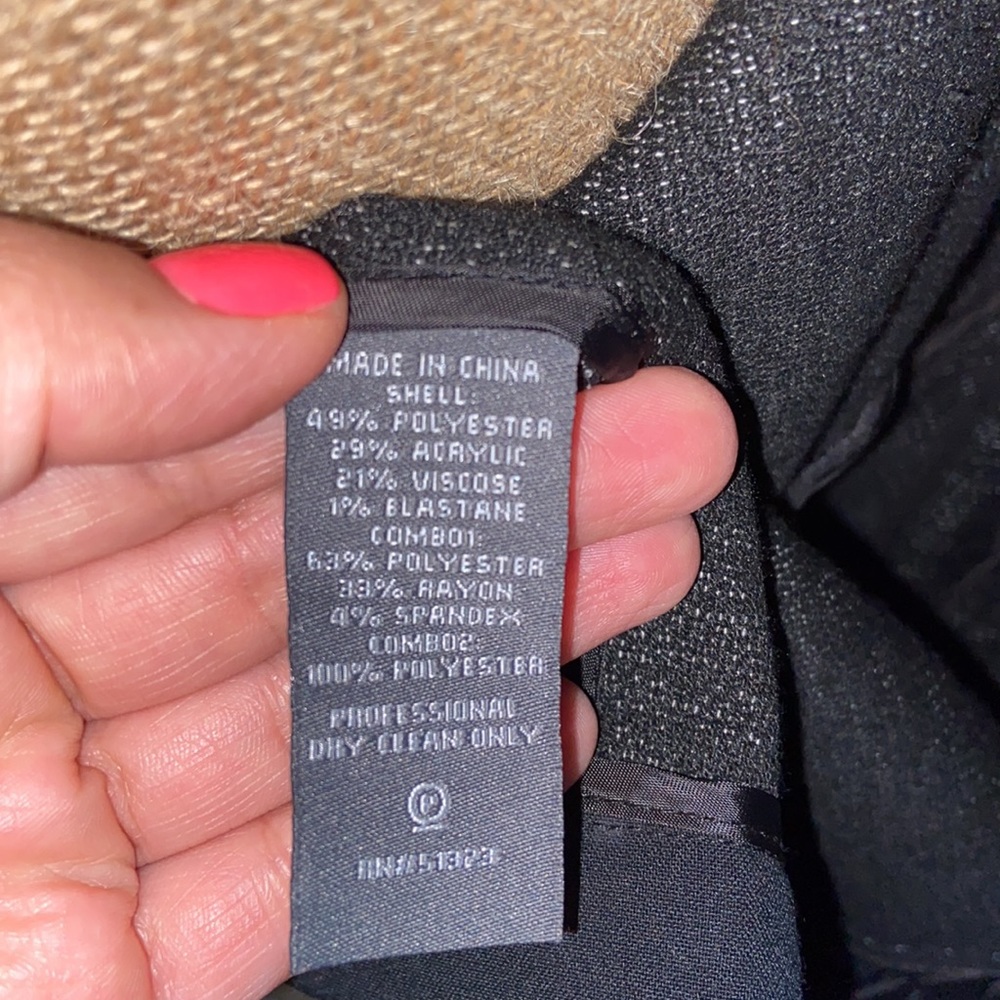 Vince Camuto Tweed Raw Trim blazer sz 14 - Picture 7 of 7
